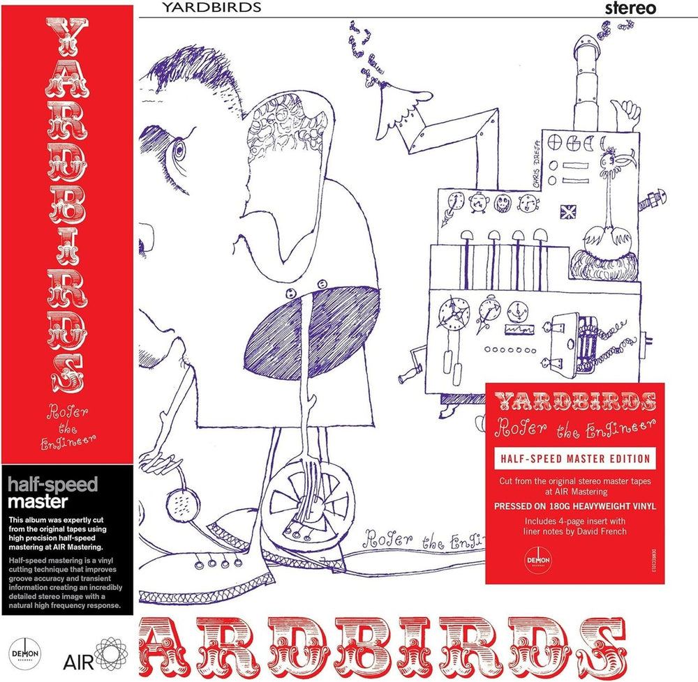 The Yardbirds Roger The Engineer - Half-Speed Master Edition 180 Gram - Sealed UK vinyl LP album (LP record) DEMREC1013