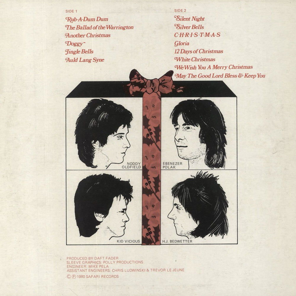 The Yobs Christmas Album UK vinyl LP album (LP record)