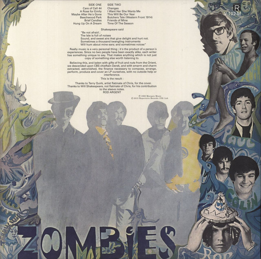 The Zombies Odessey And Oracle - MONO - 180gram UK vinyl LP album (LP record)