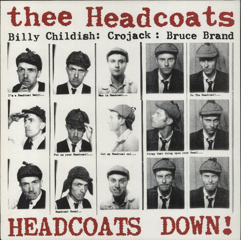 Thee Headcoats Headcoats Down! UK vinyl LP album (LP record) DAMGOOD201LP