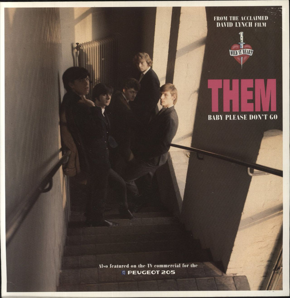 Them Baby Please Don't Go UK 12" vinyl single (12 inch record / Maxi-single) LONX292