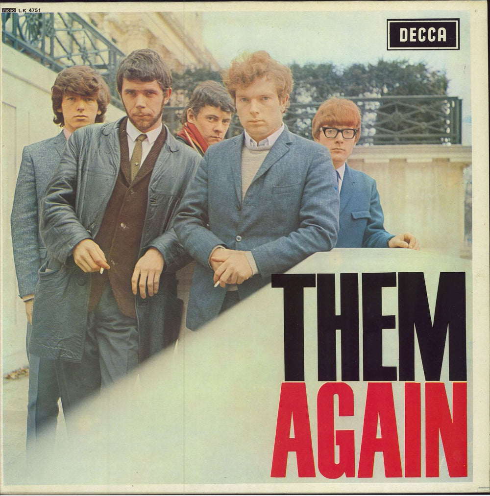 Them Them Again - silver label UK vinyl LP album (LP record) LK4751