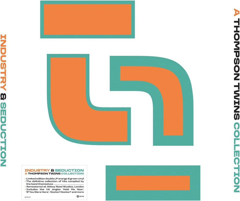 Thompson Twins Industry & Seduction: A Thompson Twins Collection - Orange & Green Vinyl - Sealed UK 2-LP vinyl record set (Double LP Album) 4099964186772