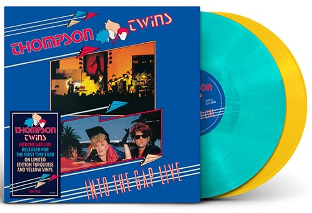 Thompson Twins Into The Gap: Live! - RSD 2025 - Turquoise & Yellow Vinyl - Sealed UK 2-LP vinyl record set (Double LP Album) TWI2LIN862285