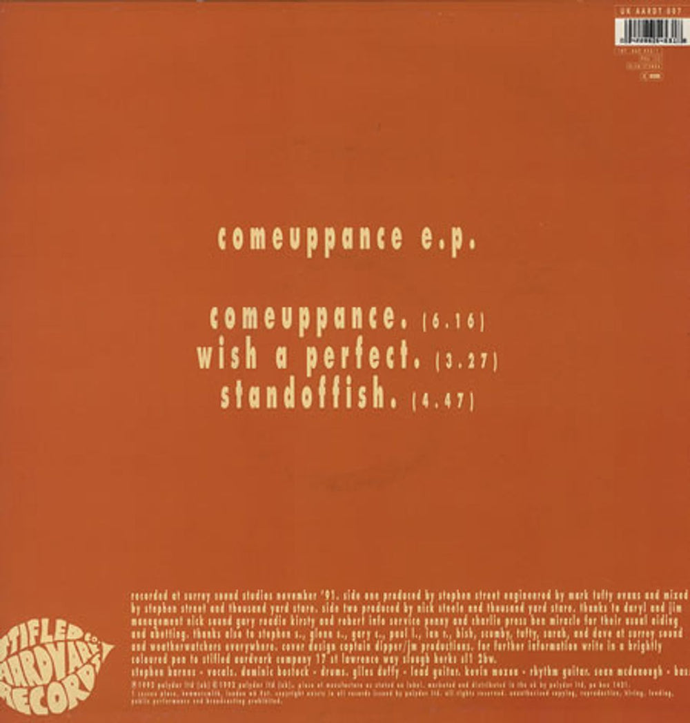 Thousand Yard Stare Comeuppance E.P. UK 12" vinyl single (12 inch record / Maxi-single) TYS12CO289281