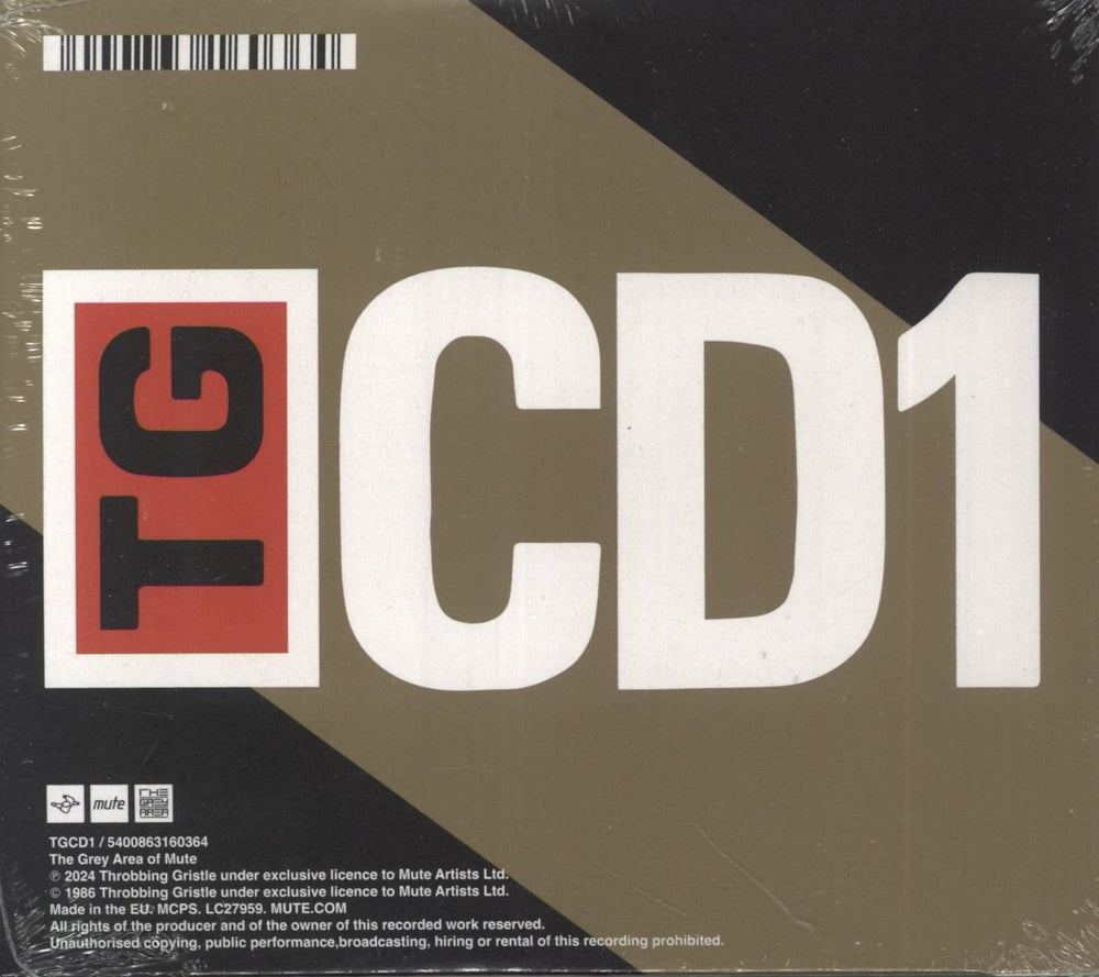Throbbing Gristle TGCD1 - Sealed UK CD album (CDLP) 5400863160364