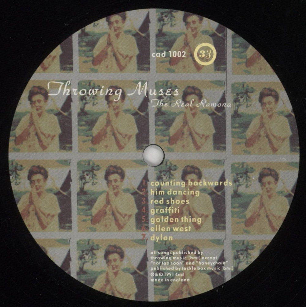 Throwing Muses The Real Ramona - EX UK vinyl LP album (LP record) THRLPTH311622