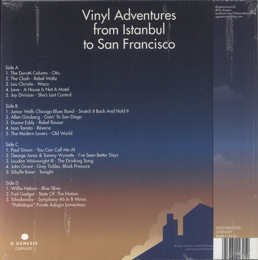 Tim Burgess Vinyl Adventures From Istanbul To San Francisco - Shrink + Obi UK 2-LP vinyl record set (Double LP Album) 5053760023050