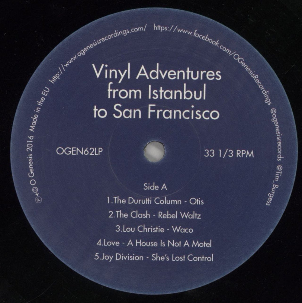 Tim Burgess Vinyl Adventures From Istanbul To San Francisco - Shrink + Obi UK 2-LP vinyl record set (Double LP Album) TBU2LVI834693