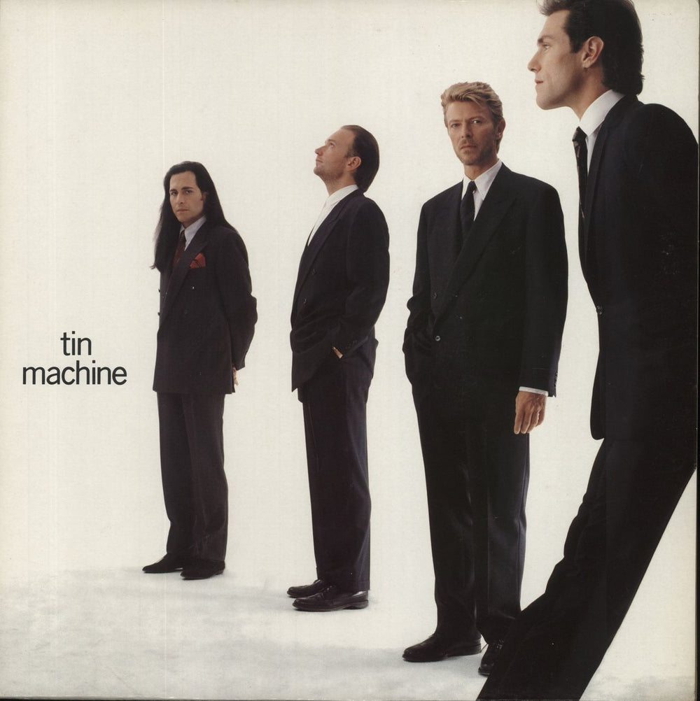 Tin Machine Tin Machine - Orange Inner - EX UK vinyl LP album (LP record) MTLS1044