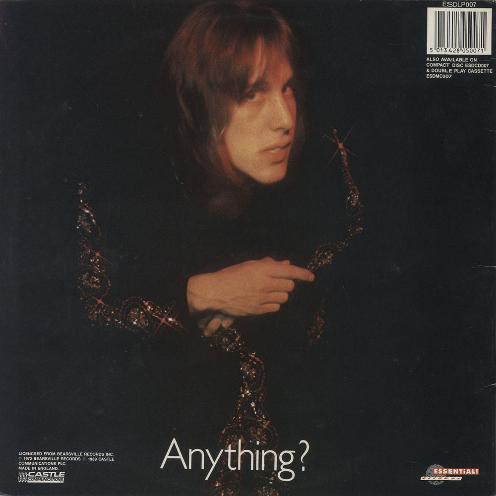 Todd Rundgren Something / Anything? UK 2-LP vinyl record set (Double LP Album) 5013428050071