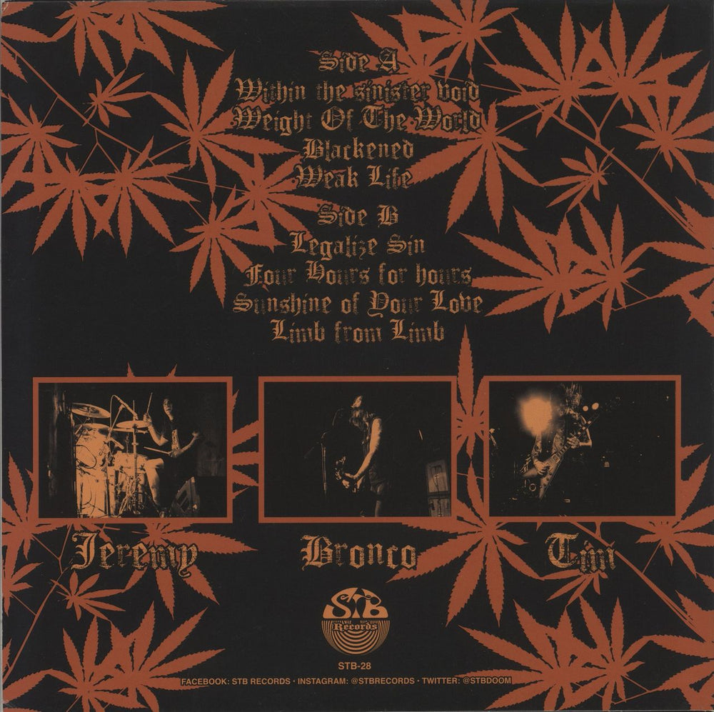 Toke Orange - Orange & Black Pinwheel Vinyl US vinyl LP album (LP record)