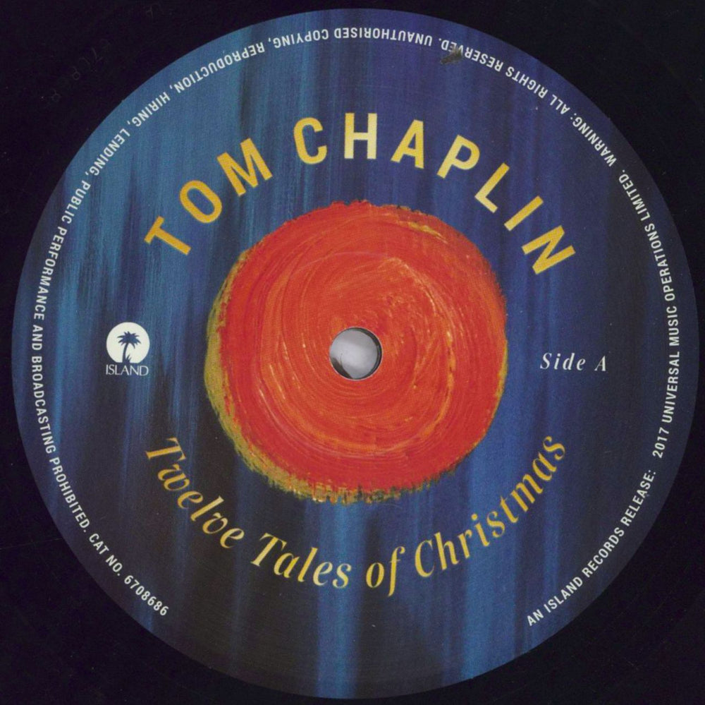 Tom Chaplin Twelve Tales Of Christmas UK vinyl LP album (LP record) X34LPTW831337