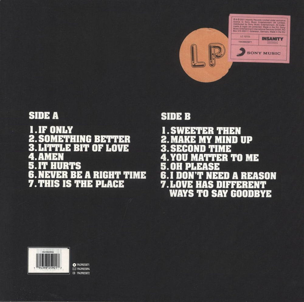 Tom Grennan Evering Road - Blue Vinyl UK vinyl LP album (LP record) 194398259017