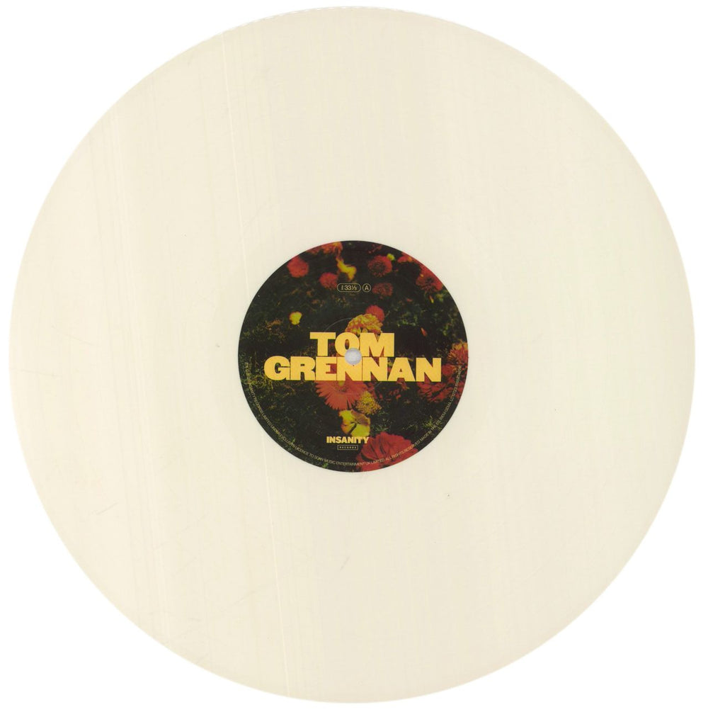 Tom Grennan What Ifs & Maybes - Cream Vinyl + Autographed Sleeve + T-Shirt UK vinyl LP album (LP record) 0SNLPWH842681