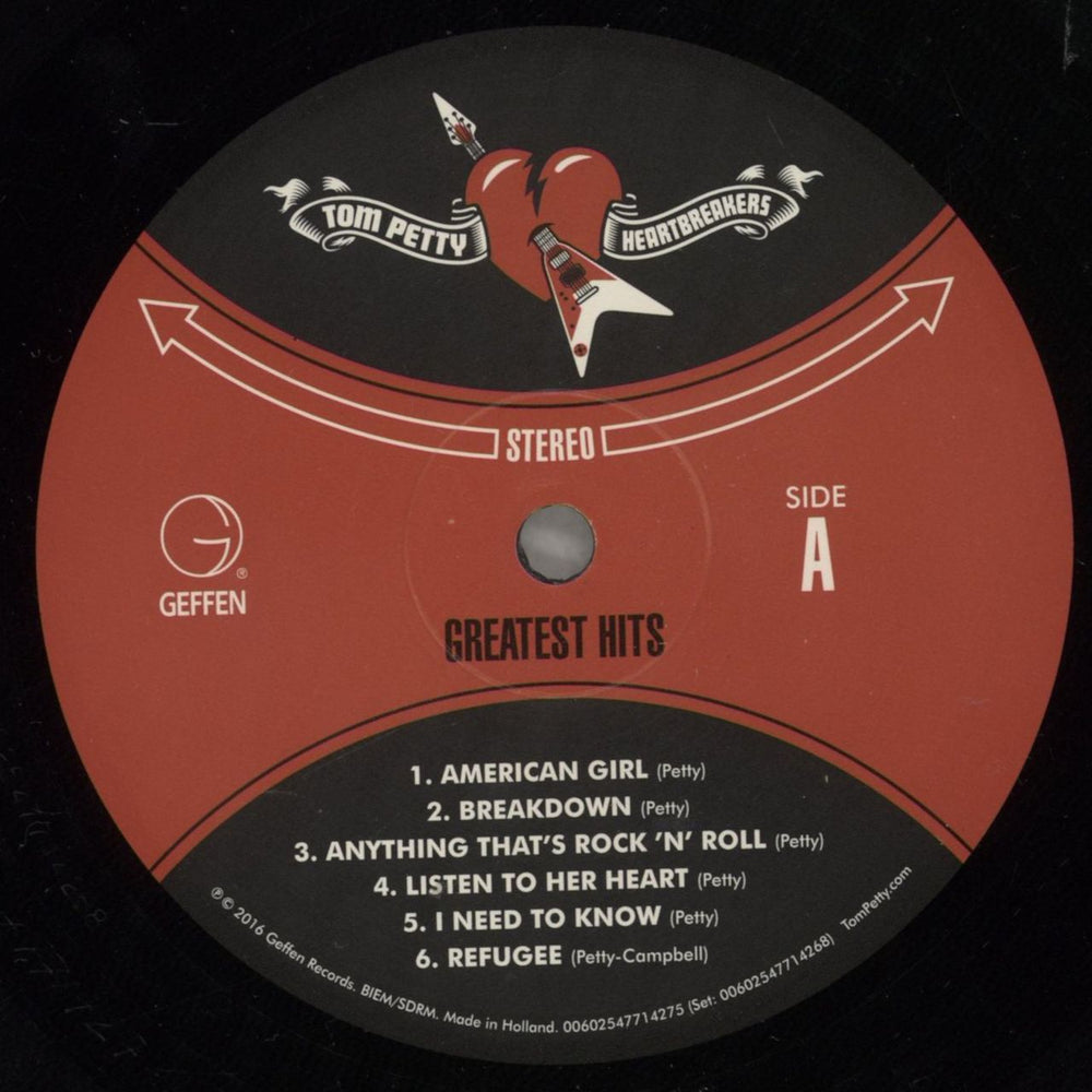 Tom Petty & The Heartbreakers Greatest Hits - 180gm Vinyl UK 2-LP vinyl record set (Double LP Album) PET2LGR879660