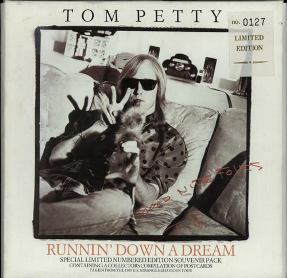 Tom Petty & The Heartbreakers Running Down A Dream UK 7" vinyl single (7 inch record / 45) MCAB1359