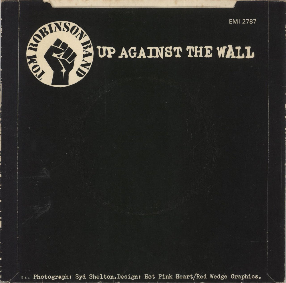 Tom Robinson Up Against The Wall UK 7" vinyl single (7 inch record / 45)