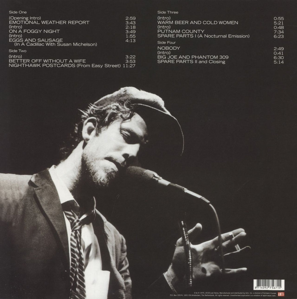 Tom Waits Nighthawks At The Diner - Moss Green Vinyl UK 2-LP vinyl record set (Double LP Album) 8714092756746