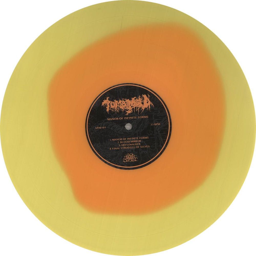 Tomb Mold Manor of Infinite Forms - Orange and Yellow vinyl US vinyl LP album (LP record) Y0MLPMA715978