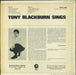 Tony Blackburn Tony Blackburn Sings UK vinyl LP album (LP record)