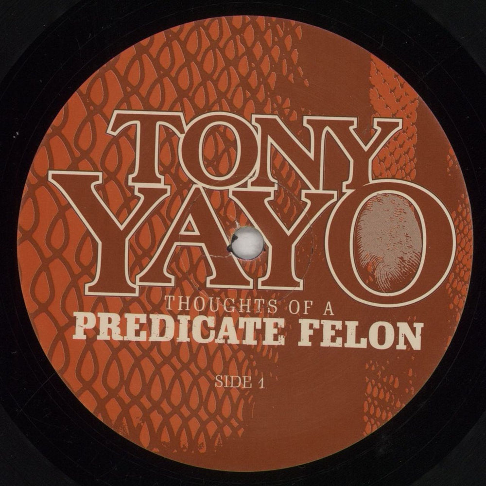 Tony Yayo Thoughts Of A Predicate Felon US 2-LP vinyl record set (Double LP Album) 8SX2LTH855071