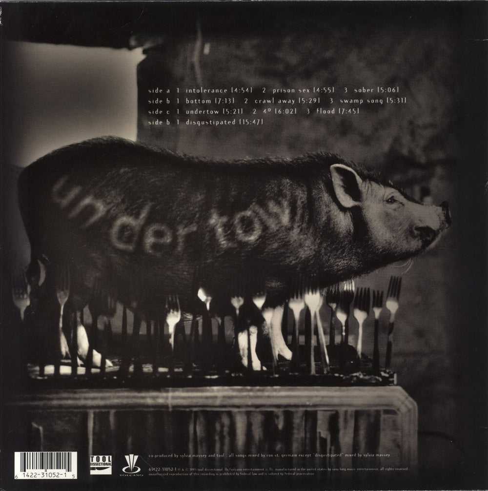 Tool Undertow - EX US 2-LP vinyl record set (Double LP Album) 614223105215