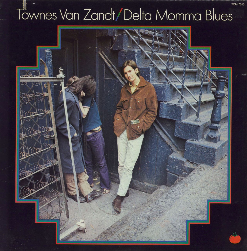 Townes Van Zandt Delta Momma Blues - EX US vinyl LP album (LP record) TOM-7013