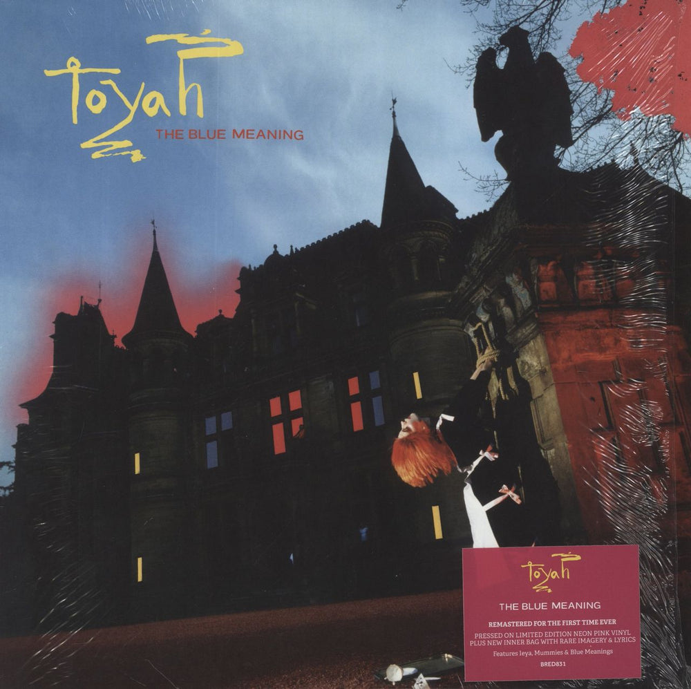 Toyah The Blue Meaning - Pink Neon Vinyl UK vinyl LP album (LP record) BRED831