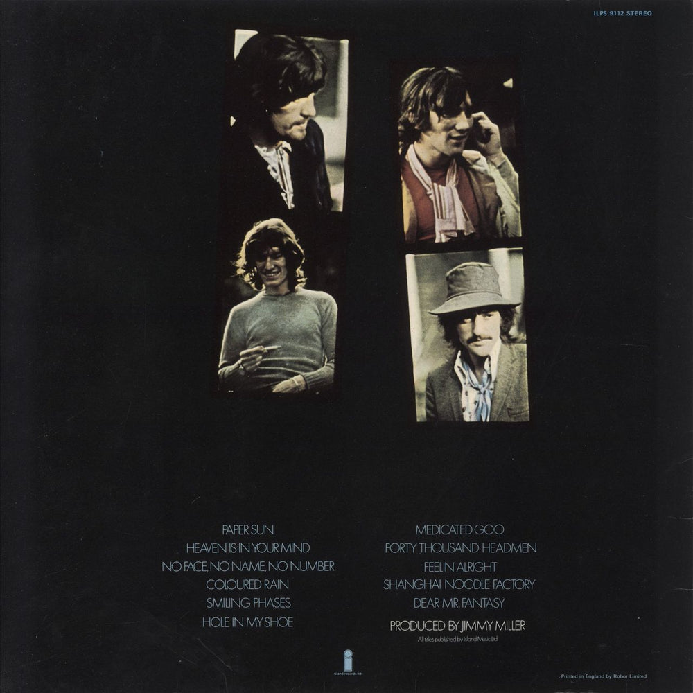 Traffic Best Of Traffic - Sunrise Label UK vinyl LP album (LP record)