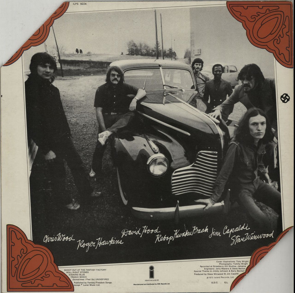 Traffic Shoot Out At The Fantasy Factory - 3rd UK vinyl LP album (LP record) TRFLPSH650088