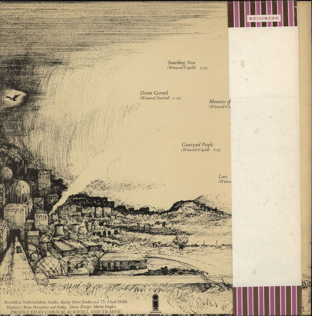 Traffic When The Eagle Flies Japanese Promo vinyl LP album (LP record)