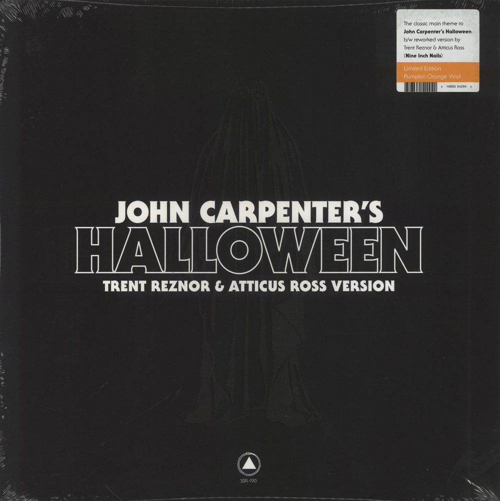 Trent Reznor John Carpenter's Halloween - Orange Vinyl - Mispress - Sealed UK 12" vinyl single (12 inch record / Maxi-single) SBR-190