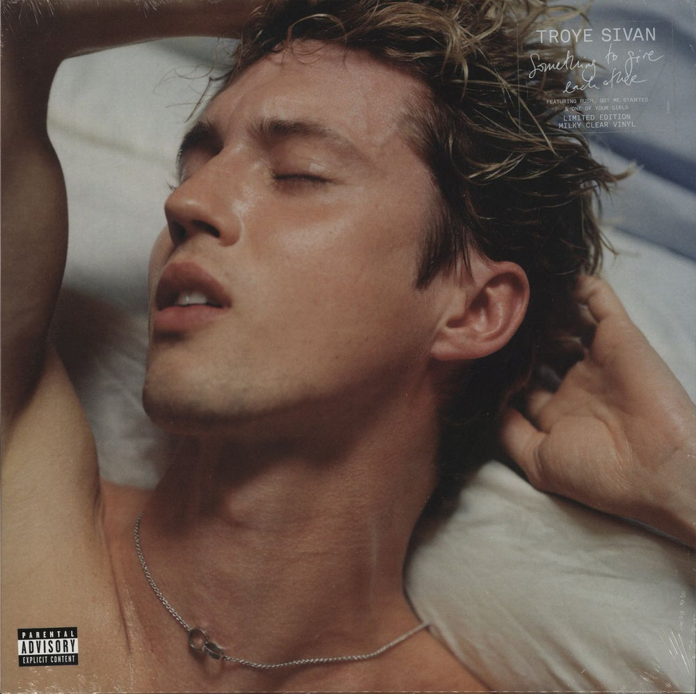 Troye Sivan Something To Give Each Other - Milky Clear Vinyl - Sealed UK vinyl LP album (LP record) 5582655