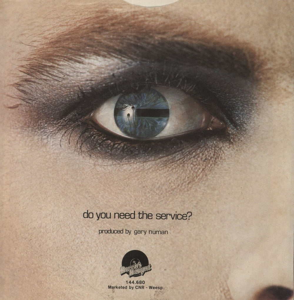 Tubeway Army Down In The Park Dutch 7" vinyl single (7 inch record / 45)