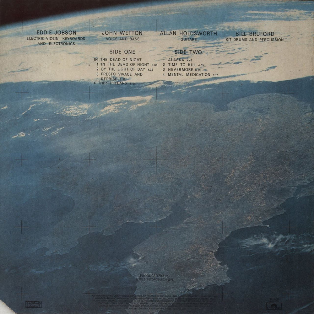 U.K. U.K. US vinyl LP album (LP record)