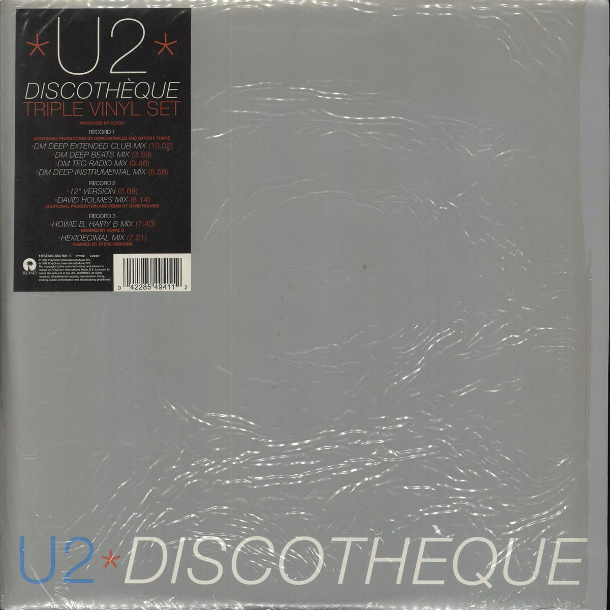 U2 Discotheque + Poster - Shrink UK 12