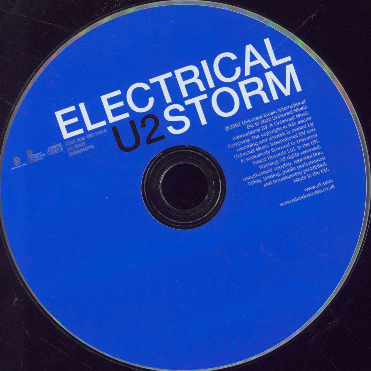 U2 Electrical Storm UK 2-CD single set (Double CD single) U-22SEL865761