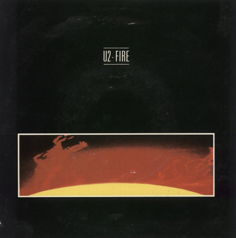 U2 Fire - Red Label Irish 7" vinyl single (7 inch record / 45) CBS1376X