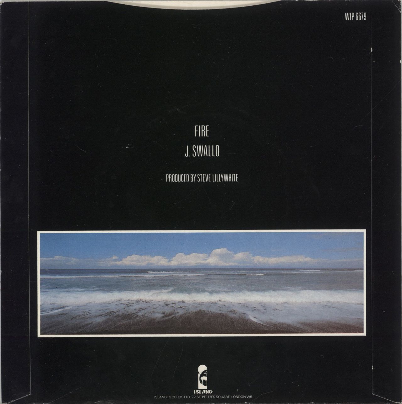 U2 Fire UK 7" vinyl single (7 inch record / 45)