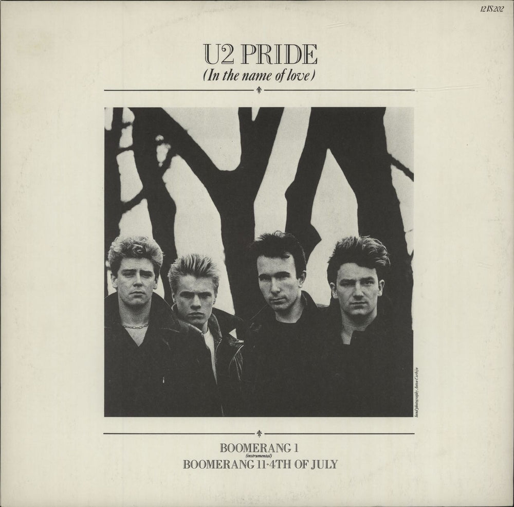 U2 Pride - EX UK 12" vinyl single (12 inch record / Maxi-single) 12IS202