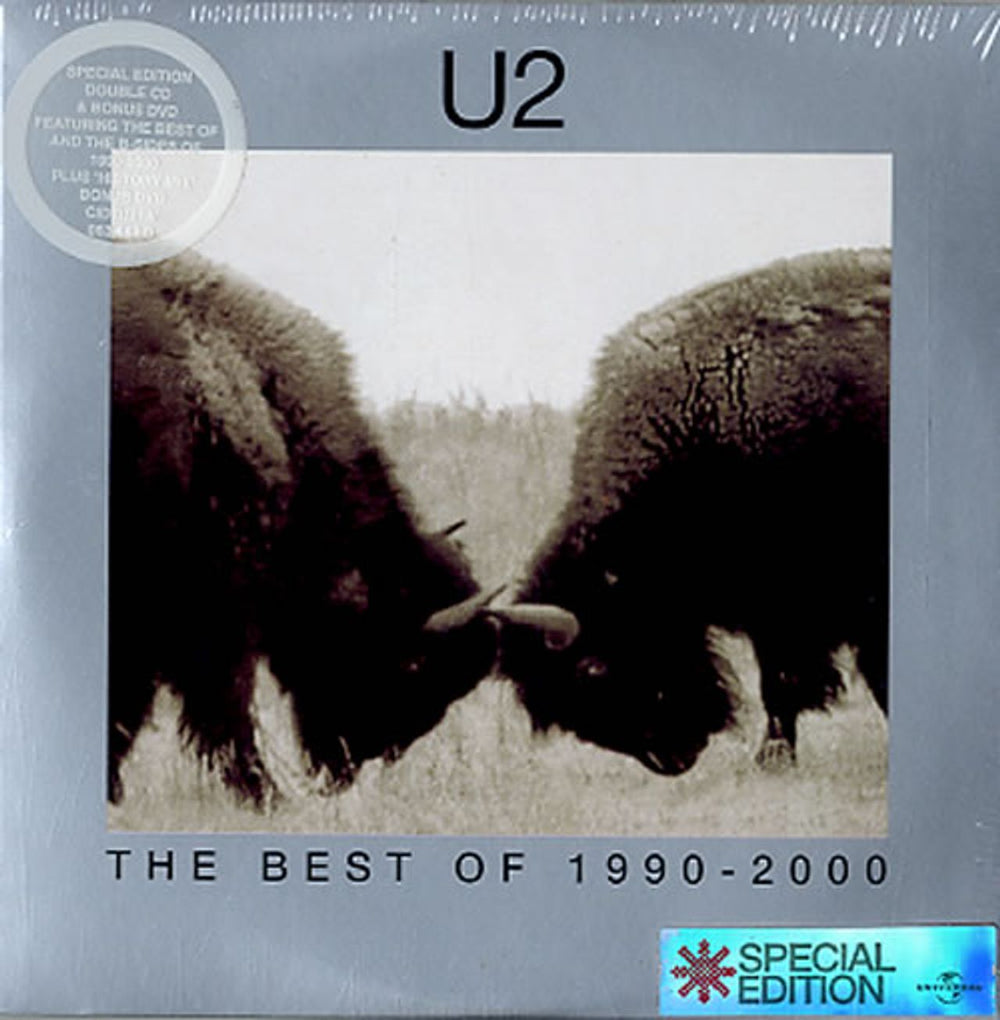 U2 The Best Of 1990-2000 - Sealed UK 3-disc CD/DVD Set CIDTU13