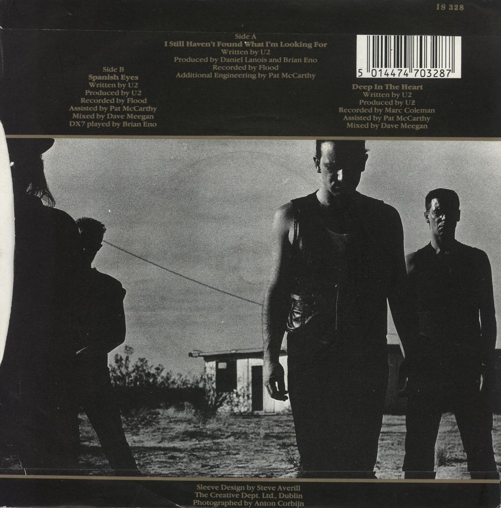 U2 The Joshua Tree Singles - EX UK 7" vinyl single (7 inch record / 45) Deleted