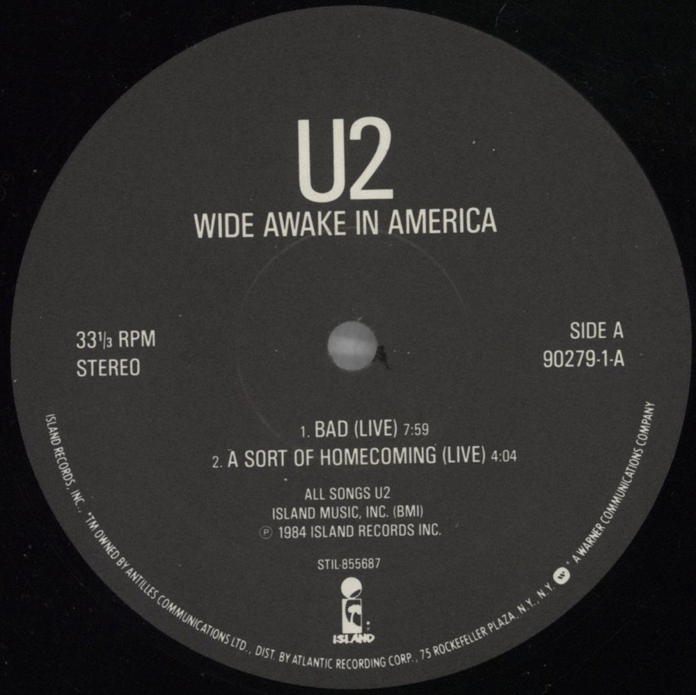 U2 Wide Awake In America US 12" vinyl single (12 inch record / Maxi-single) U-212WI194118