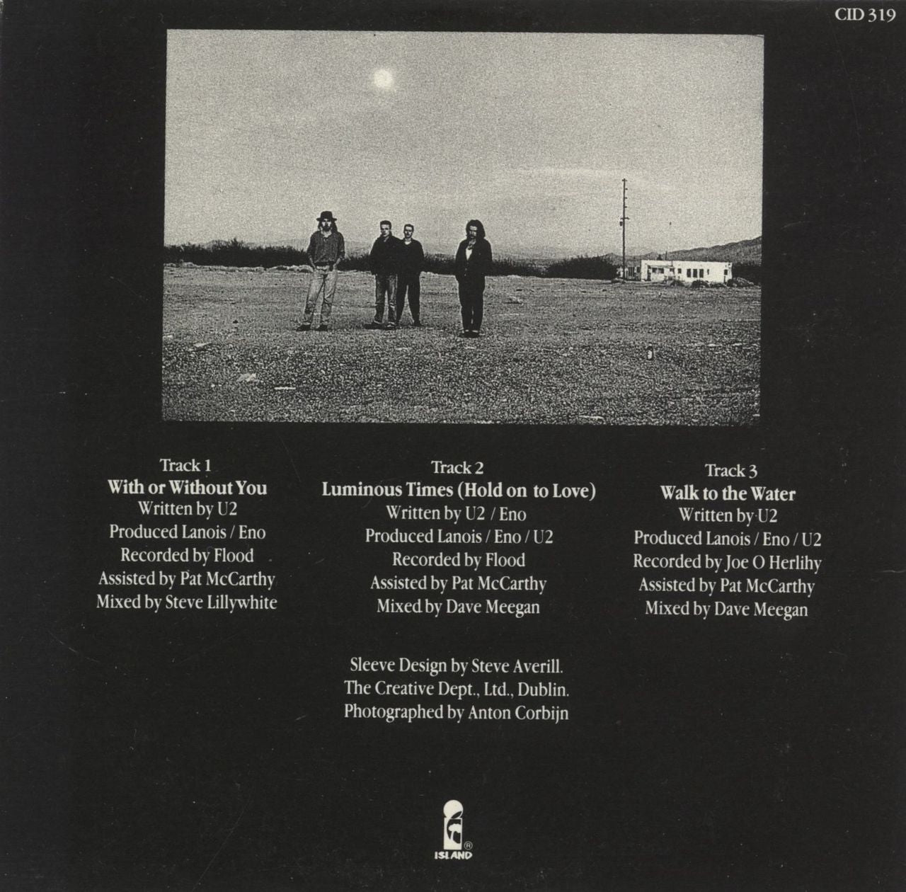 U2 With Or Without You - EX UK CD single (CD5 / 5")