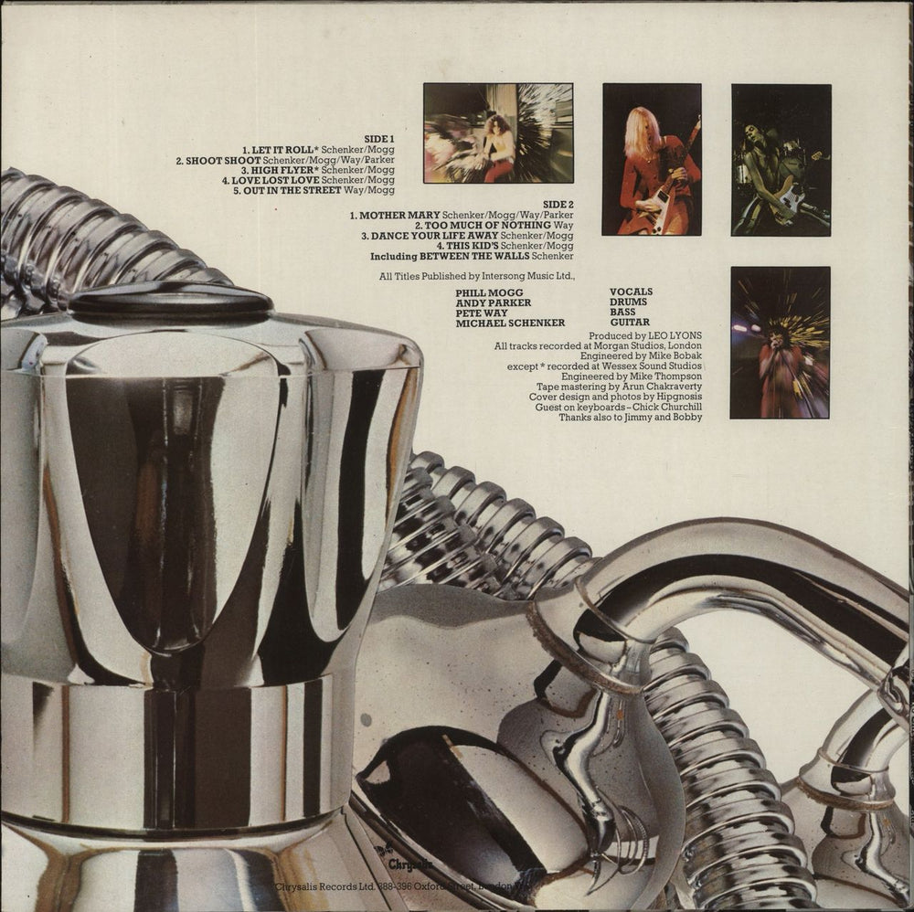 UFO Force It UK vinyl LP album (LP record)