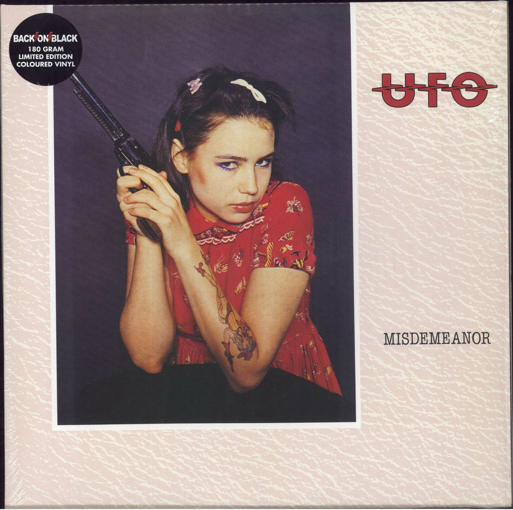 UFO Misdemeanor - Grey Vinyl + Shrink UK 2-LP vinyl record set (Double LP Album) RCV053LP