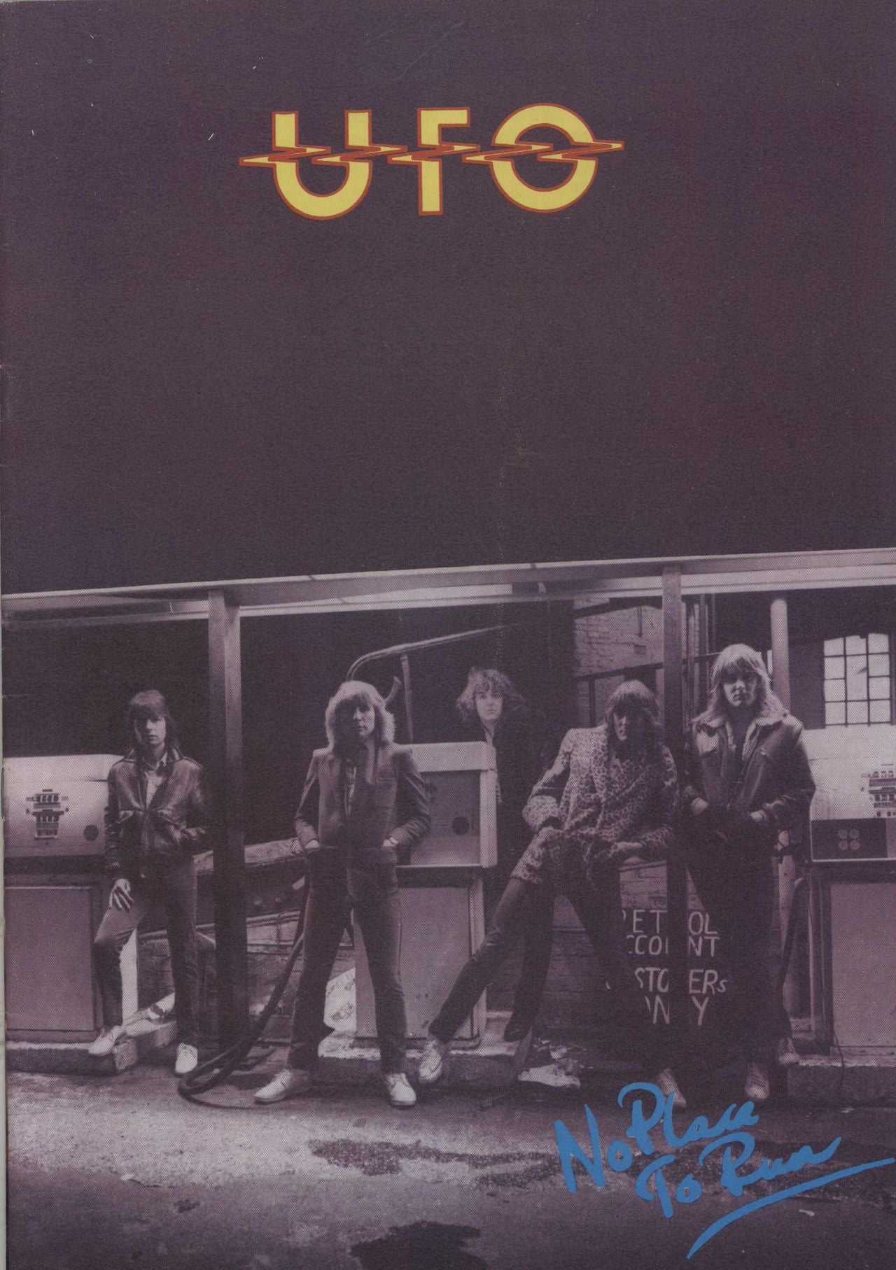 UFO No Place To Run UK tour programme TOUR PROGRAMME