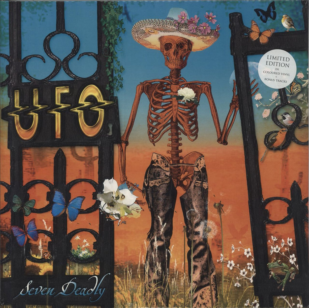 UFO Seven Deadly - Orange Vinyl - Sealed UK 2-LP vinyl record set (Double LP Album) SPV3092512LP