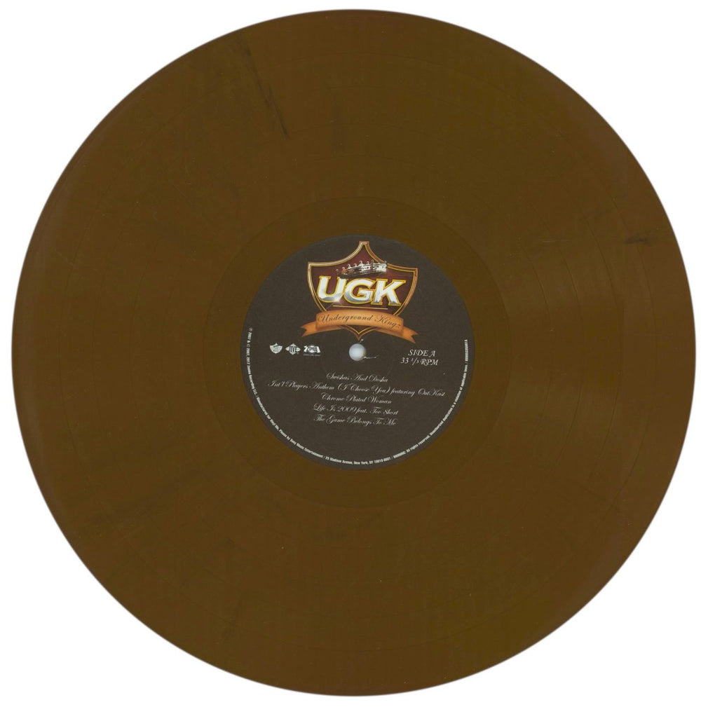 UGK Underground Kingz - Vinyl Me, Please Exclusive - Brown 'Wood Grain' Vinyl US 3-LP vinyl record set (Triple LP Album) 9MX3LUN870759